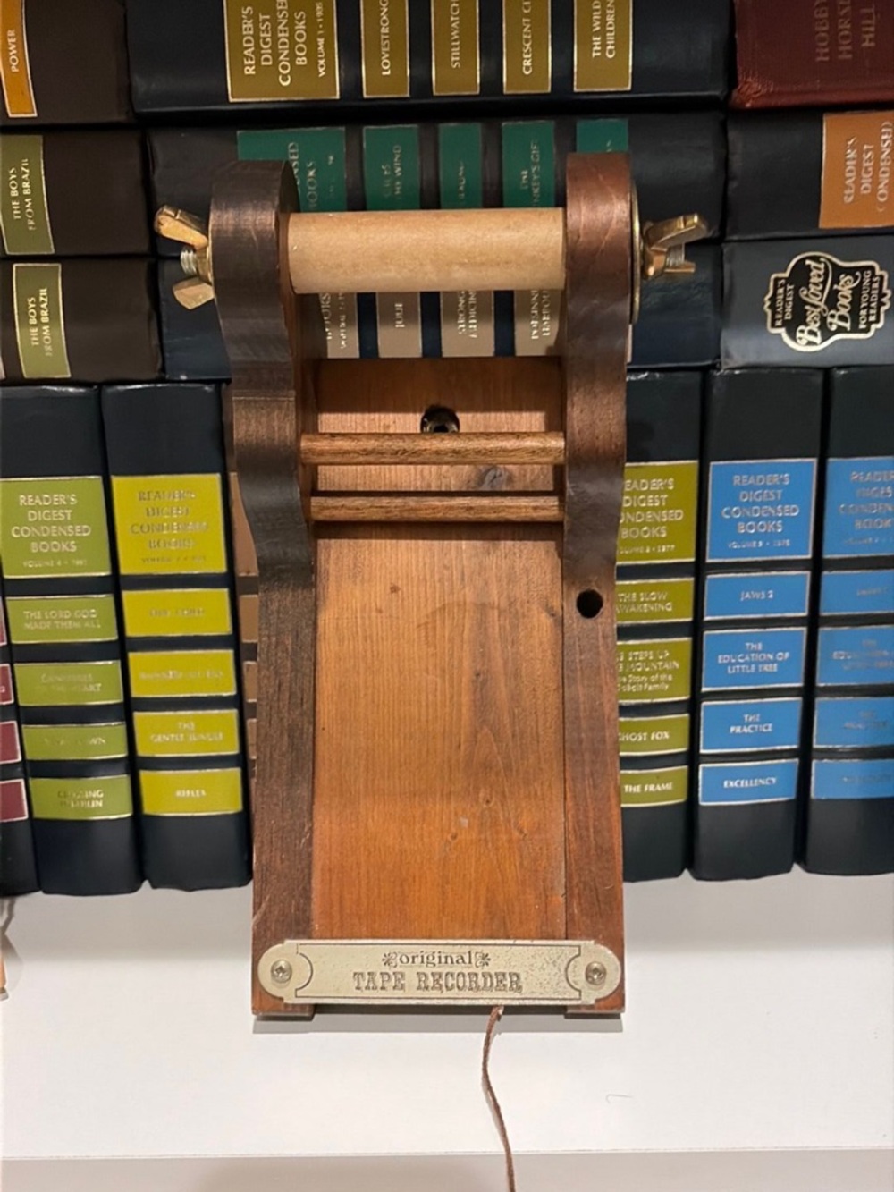 Vintage Original Tape Recorder - Wooden